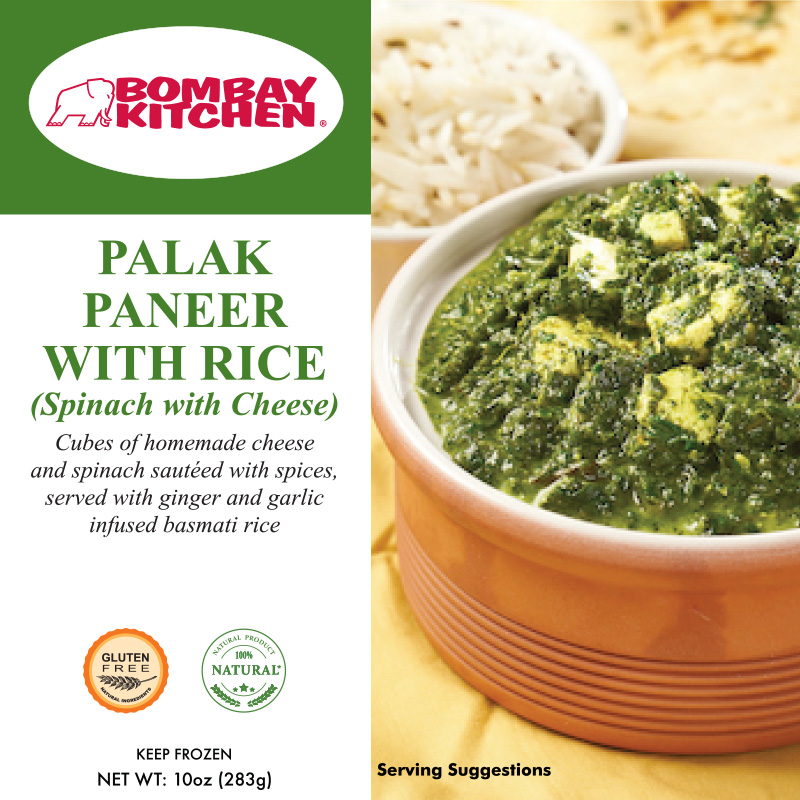 Palak Paneer with Rice