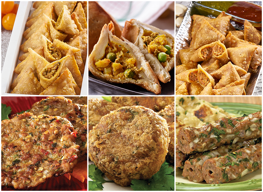 Samosas and Kababs