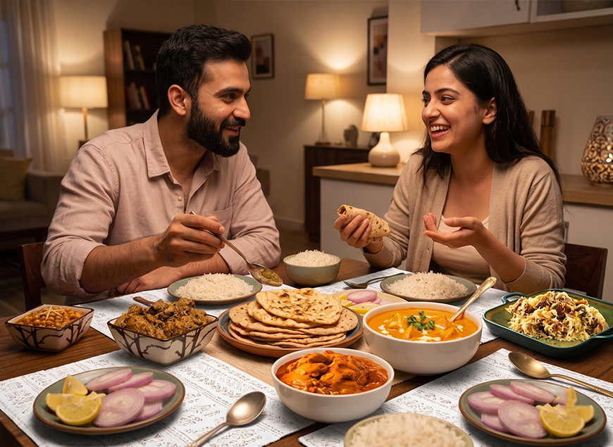 Indian Dinner Dishes