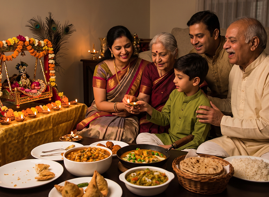 Indian Delicacies for Janmashtami